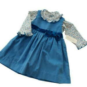 NWT Fantaisie Kids 2 Piece Corduroy Spring Outfit 18M🪺